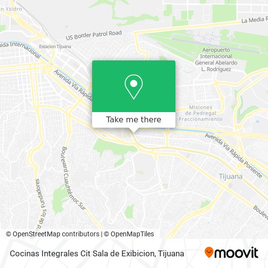 Mapa de Cocinas Integrales Cit Sala de Exibicion