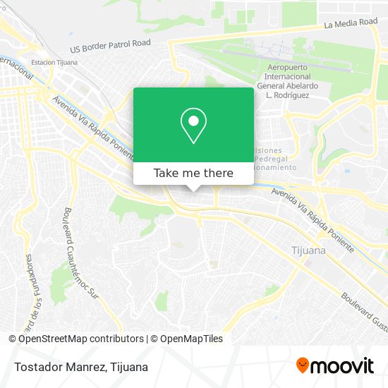 Tostador Manrez map