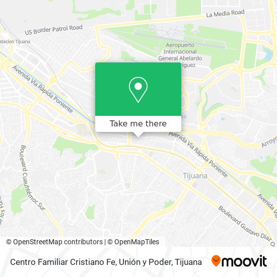 Centro Familiar Cristiano Fe, Unión y Poder map