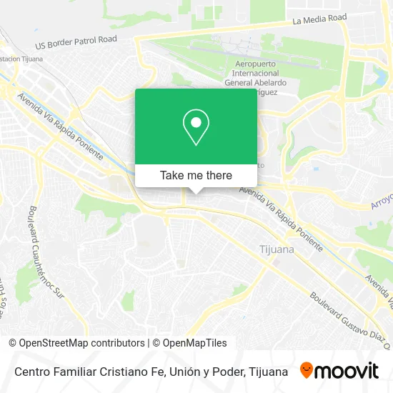 Centro Familiar Cristiano Fe, Unión y Poder map