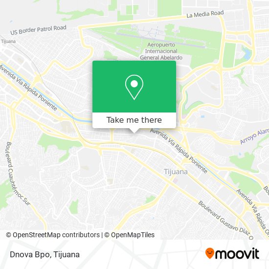 Mapa de Dnova Bpo