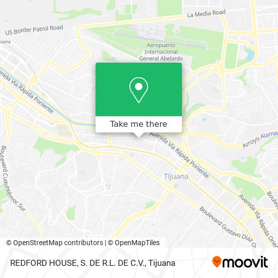 REDFORD HOUSE, S. DE R.L. DE C.V. map