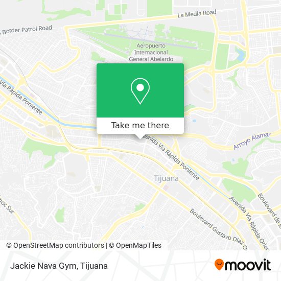 Mapa de Jackie Nava Gym