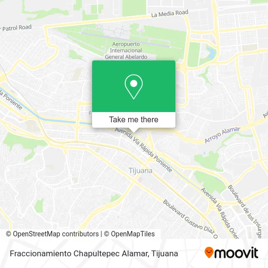 Fraccionamiento Chapultepec Alamar map