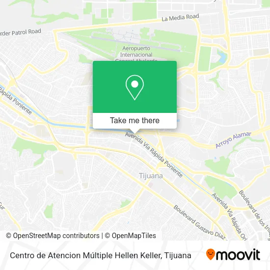 Centro de Atencion Múltiple Hellen Keller map