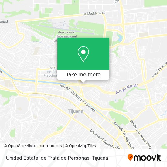 Mapa de Unidad Estatal de Trata de Personas