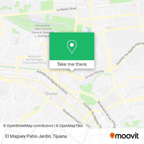 Mapa de El Maguey Patio-Jardin
