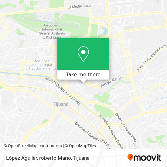 López Aguilar, roberto Mario map