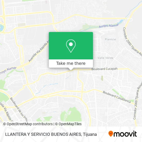 LLANTERA Y SERVICIO BUENOS AIRES map