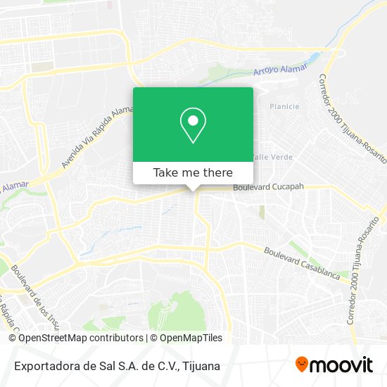 Exportadora de Sal S.A. de C.V. map