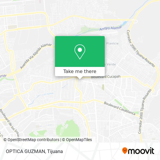 Mapa de OPTICA GUZMAN
