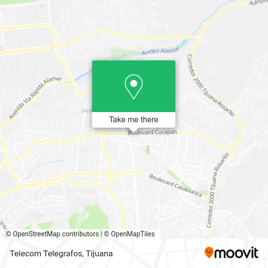 Telecom Telegrafos map