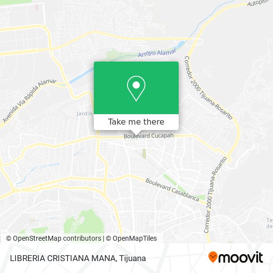 Mapa de LIBRERIA CRISTIANA MANA