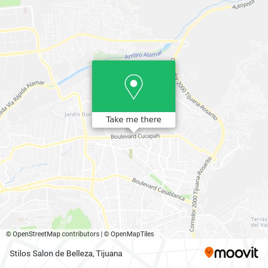 Stilos Salon de Belleza map