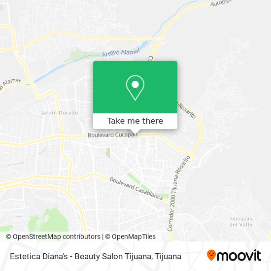 Estetica Diana's - Beauty Salon Tijuana map