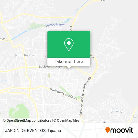 Mapa de JARDIN DE EVENTOS