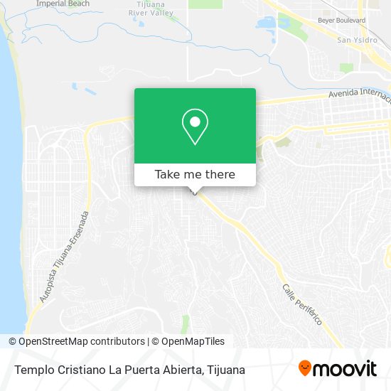 Templo Cristiano La Puerta Abierta map