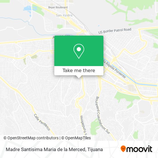 Madre Santisima Maria de la Merced map