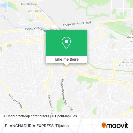 PLANCHADURIA EXPRESS map