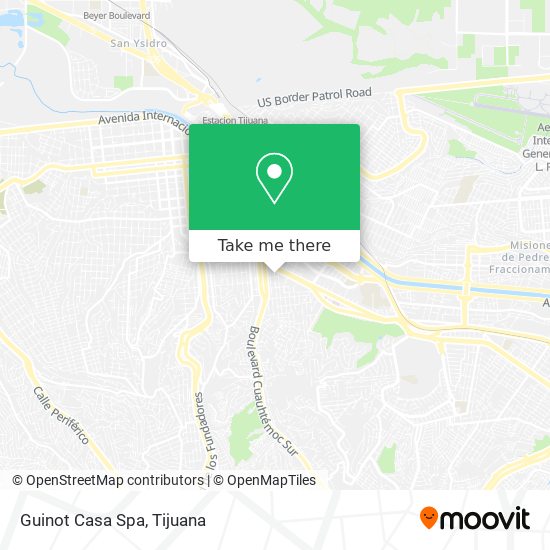 Mapa de Guinot Casa Spa