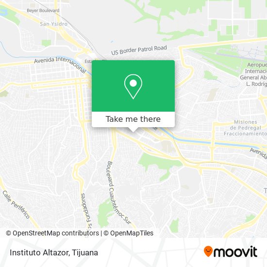Mapa de Instituto Altazor