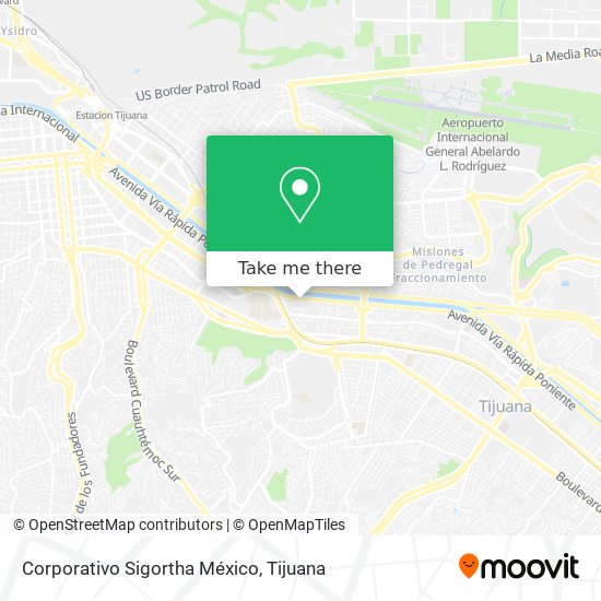 Corporativo Sigortha México map