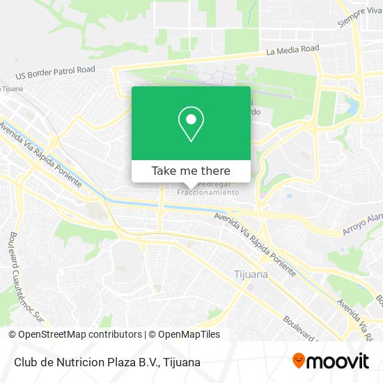 Club de Nutricion Plaza B.V. map