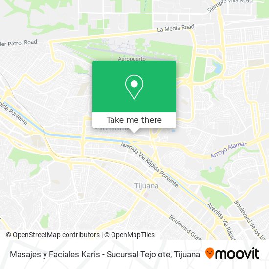 Masajes y Faciales Karis - Sucursal Tejolote map