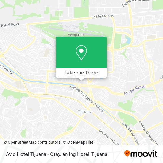 Mapa de Avid Hotel Tijuana - Otay, an Ihg Hotel