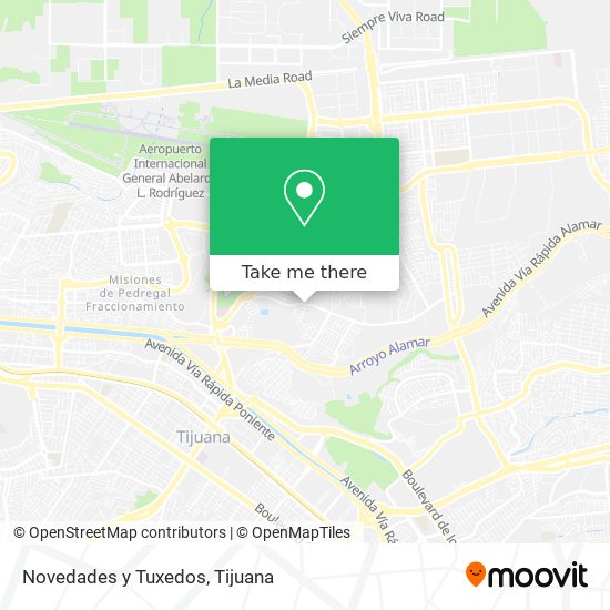 Mapa de Novedades y Tuxedos