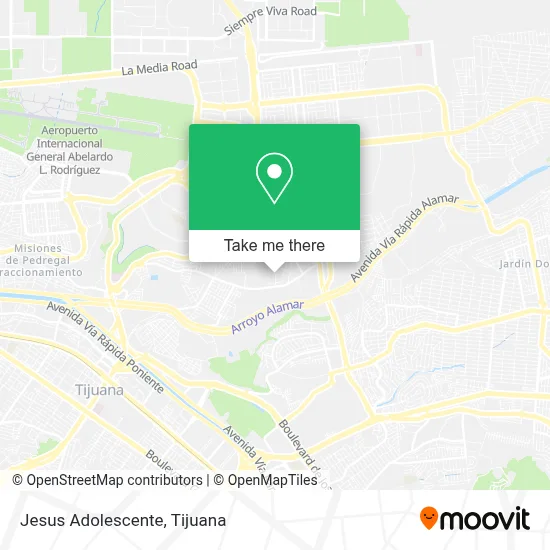 Jesus Adolescente map