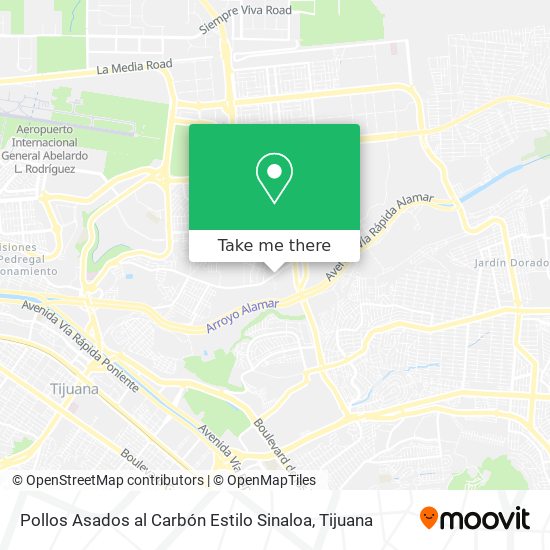 Pollos Asados al Carbón Estilo Sinaloa map