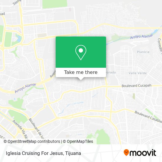 Iglesia Cruising For Jesus map