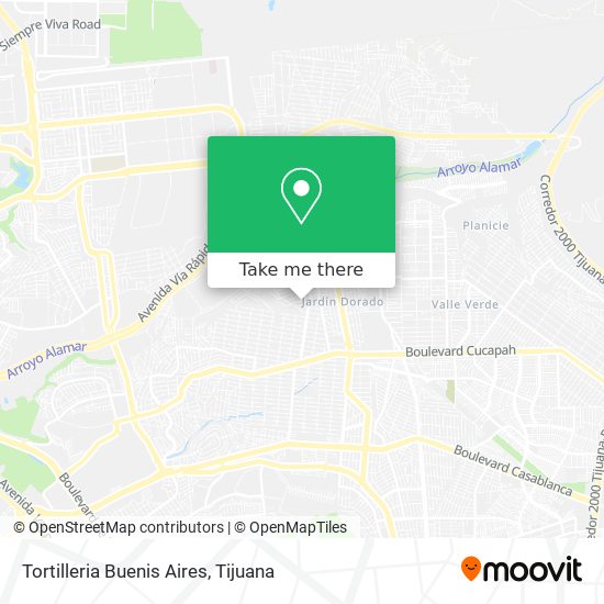 Tortilleria Buenis Aires map