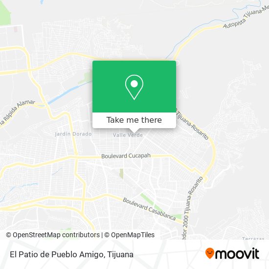 Mapa de El Patio de Pueblo Amigo