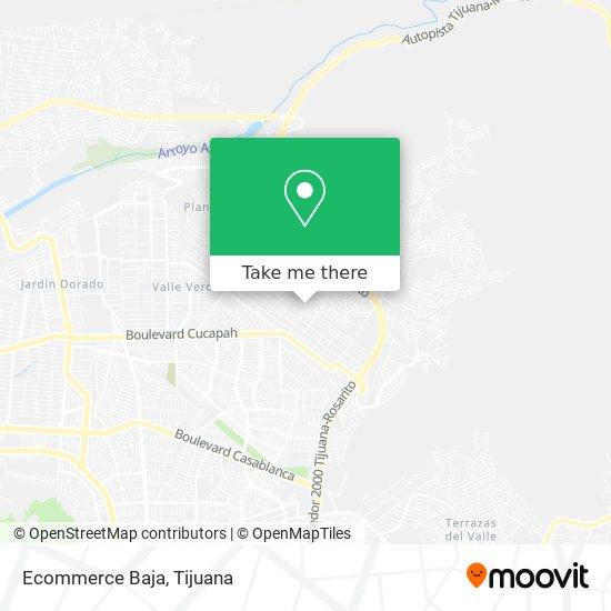 Ecommerce Baja map