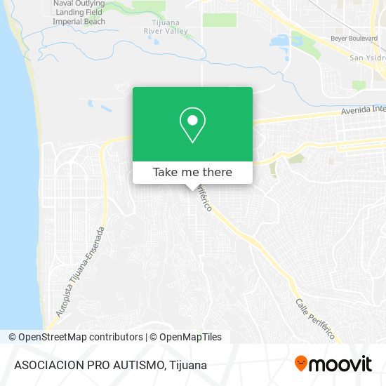 ASOCIACION PRO AUTISMO map