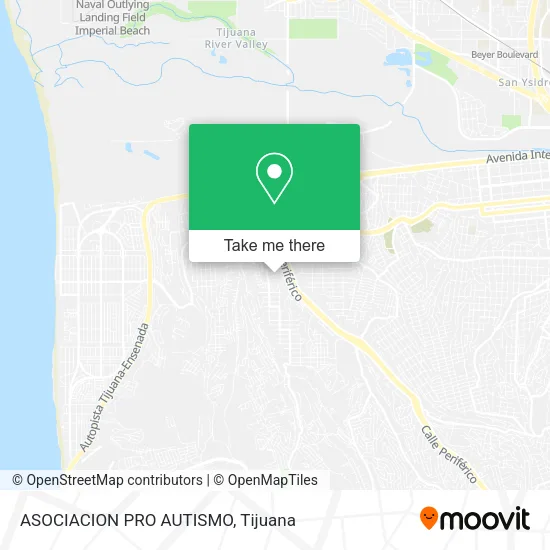 ASOCIACION PRO AUTISMO map