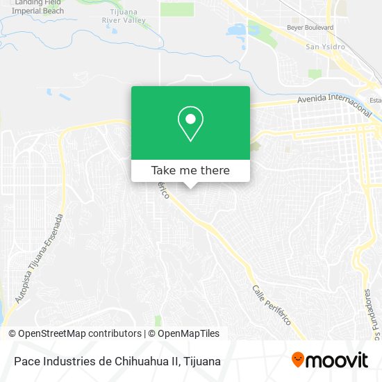 Mapa de Pace Industries de Chihuahua II