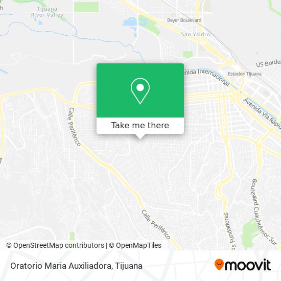 Mapa de Oratorio Maria Auxiliadora