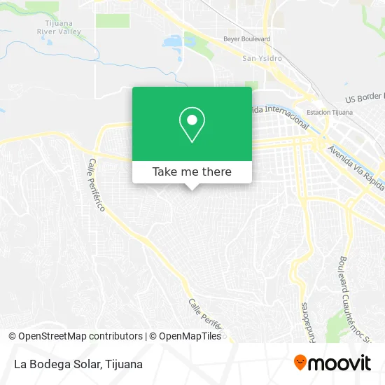La Bodega Solar map
