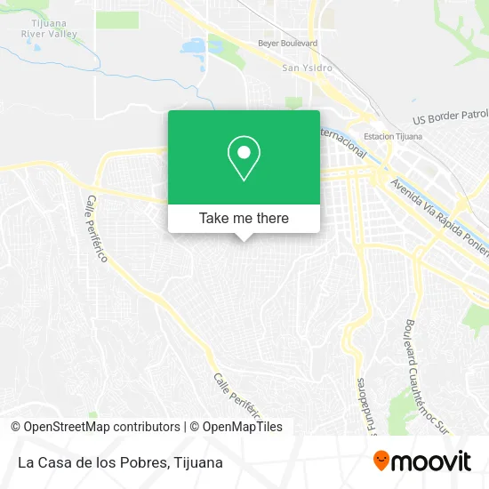 La Casa de los Pobres map