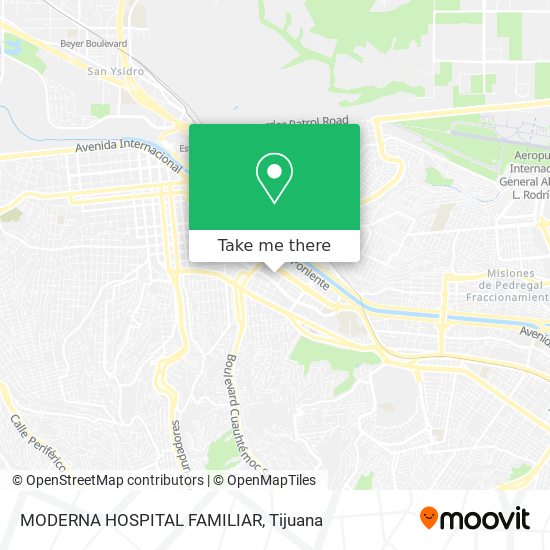 MODERNA HOSPITAL FAMILIAR map