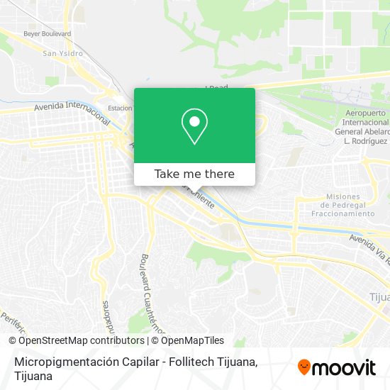 Micropigmentación Capilar - Follitech Tijuana map