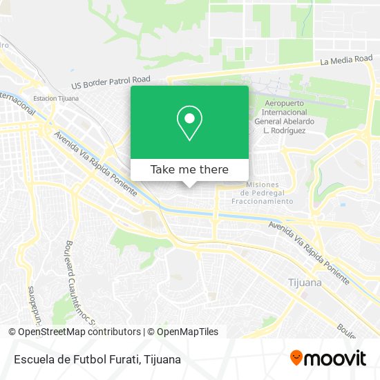 Mapa de Escuela de Futbol Furati