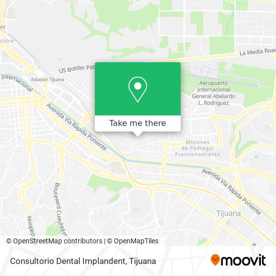 Consultorio Dental Implandent map