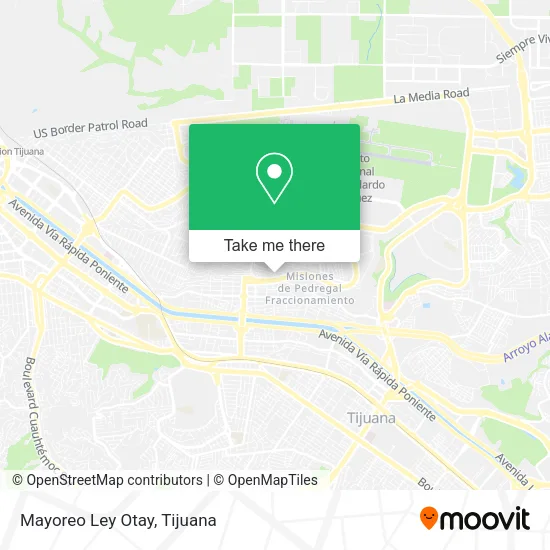 Mayoreo Ley Otay map