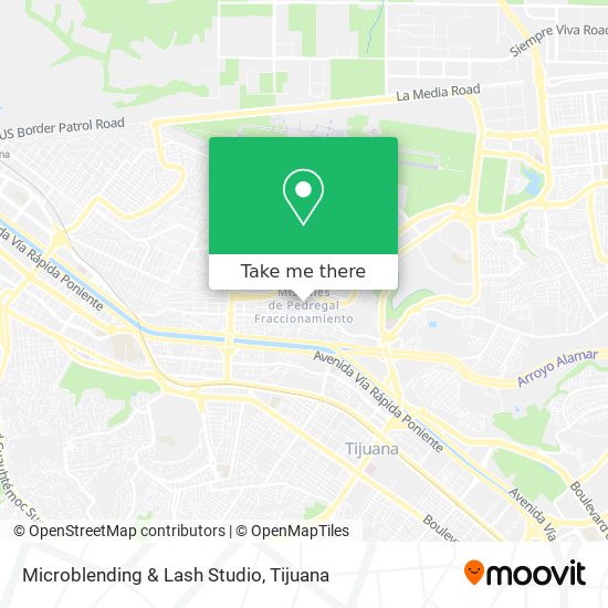 Mapa de Microblending & Lash Studio