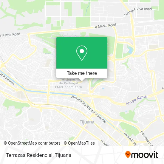 Mapa de Terrazas Residencial