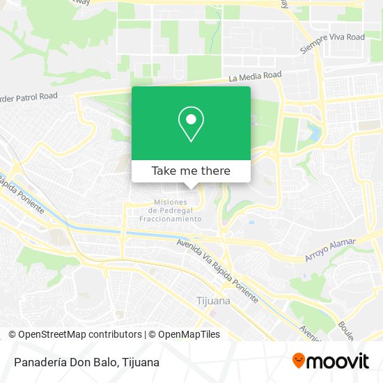 Panadería Don Balo map